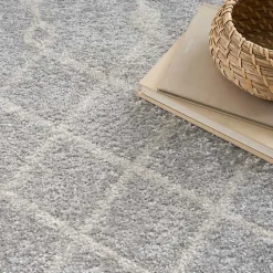 Kirklands Home Area Rugs|Light Moroccan Washable Area Rug, 7x10 Gray