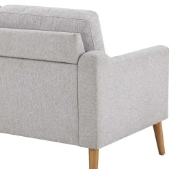 Kirklands Home Sofas & Loveseats|Light 2-pc. Loveseat & Ottoman Set Gray