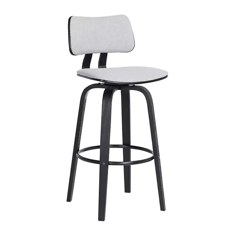 Kirklands Home Bar Stools & Counter Height Stools|Light Pico Swivel Counter Stool Gray