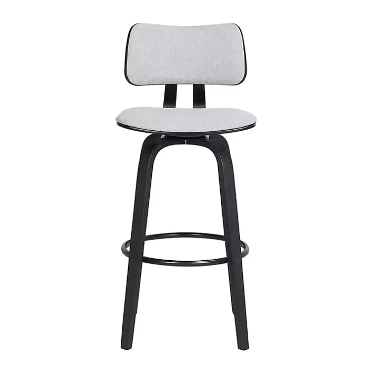 Kirklands Home Bar Stools & Counter Height Stools|Light Pico Swivel Counter Stool Gray