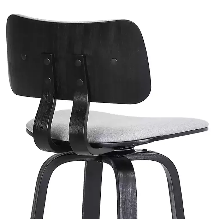 Kirklands Home Bar Stools & Counter Height Stools|Light Pico Swivel Counter Stool Gray