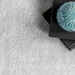 Kirklands Home Area Rugs|Light Gray Shag Washable Area Rug, 5x8