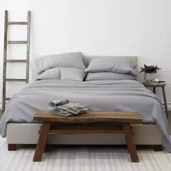 Kirklands Home Bed Sheets|Light Ultra Soft 6-pc. Queen Sheet Set Gray