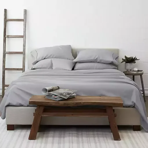 Kirklands Home Bed Sheets|Light Ultra Soft 6-pc. Queen Sheet Set Gray
