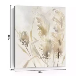 Kirklands Home Canvas Art|Light Pampas Grasses Canvas Art Print, 16x20 in.