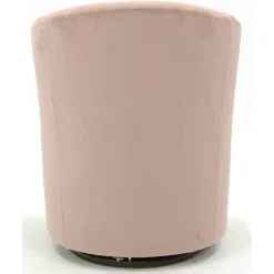 Kirklands Home Accent Chairs|Light Swivel Barrel Accent Chair Pink