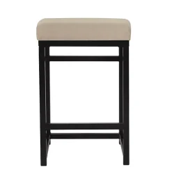 Kirklands Home Bar Stools & Counter Height Stools|Light Upholstered Counter Stool Tan