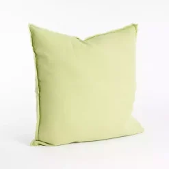 Hot Lime Fringed Edge Pillow Pillows