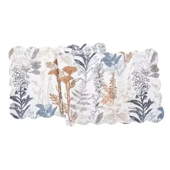 Kirklands Home Table Linens|Lina Floral Scalloped Table Runner Multi