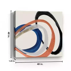 Kirklands Home Canvas Art|Linked Up Abstract Canvas Art Print, 40x40 in.