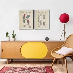 Kirklands Home Framed Art|Lipstick Patent Framed Art Print