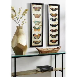 Kirklands Home Wall Quotes & Signs|Literary Butterflies Framed Art Prints, Set of 2