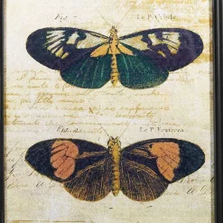 Kirklands Home Wall Quotes & Signs|Literary Butterflies Framed Art Prints, Set of 2