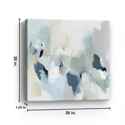 Kirklands Home Canvas Art|Little Talks II Giclee Canvas Art Print, 30x30 in. Blue