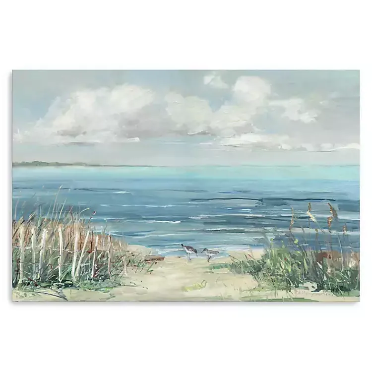 Kirklands Home Canvas Art|Lively Cove Canvas Art Print, 36x24 in. Blue