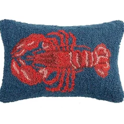 Sale Lobster Hooked Lumbar Pillow Pillows
