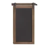 Kirklands Home Wall Storage|Long Wood and Metal Frame Chalkboard