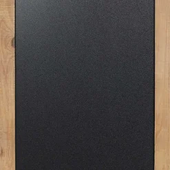Kirklands Home Wall Storage|Long Wood and Metal Frame Chalkboard
