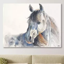 Kirklands Home Canvas Art|Looking Back Giclee Canvas Art Print Blue