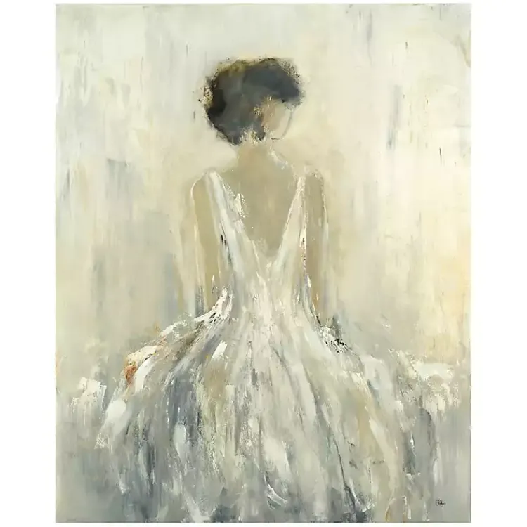 Kirklands Home Canvas Art|Looking For You Canvas Art Print Ivory