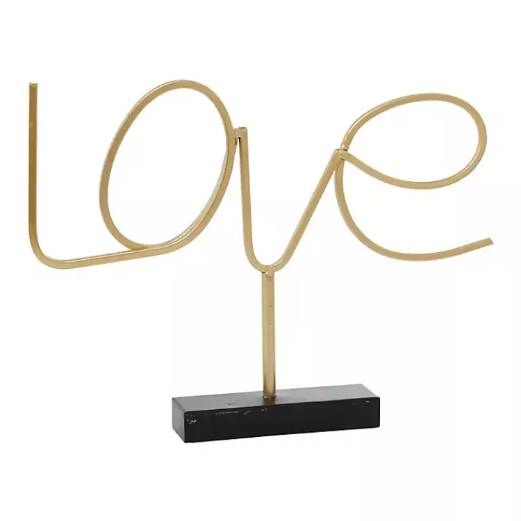 Outlet Looping Love Tabletop Sign Statues & Figurines