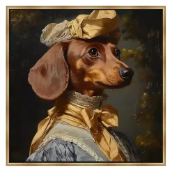 Kirklands Home Canvas Art|Lord Fitzgerald Frankfurter Framed Art Print Multi