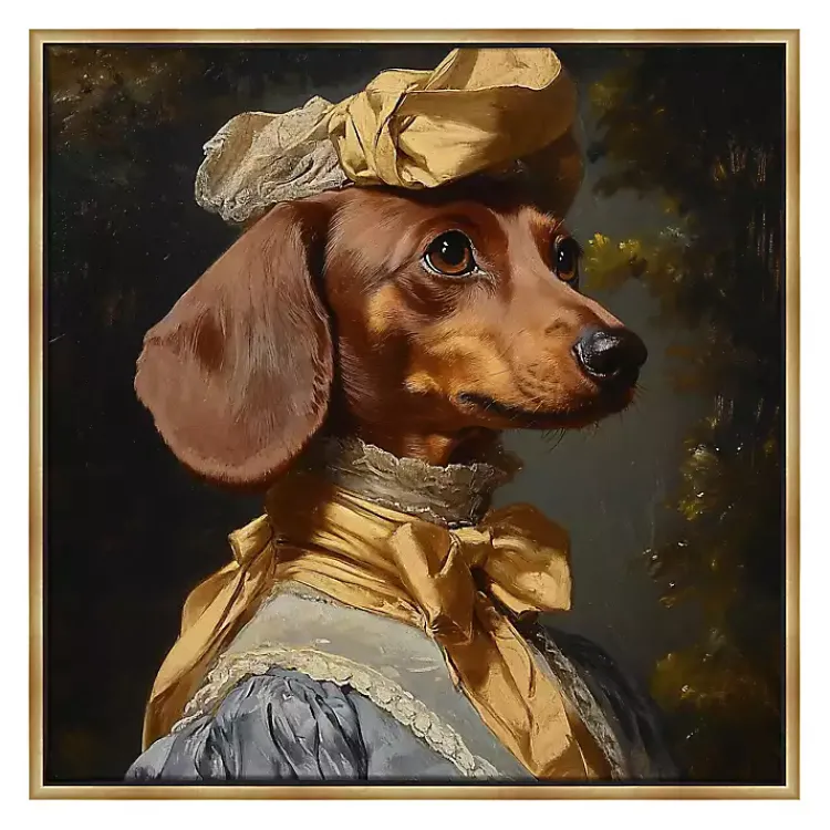 Kirklands Home Canvas Art|Lord Fitzgerald Frankfurter Framed Art Print Multi