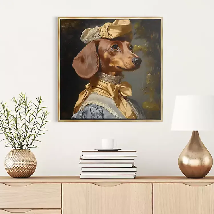 Kirklands Home Canvas Art|Lord Fitzgerald Frankfurter Framed Art Print Multi