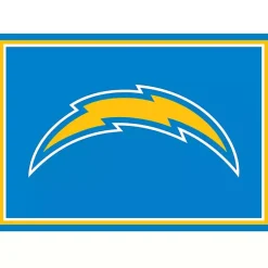 Kirklands Home Area Rugs|Los Angeles Chargers Area Rug, 3x4 Blue