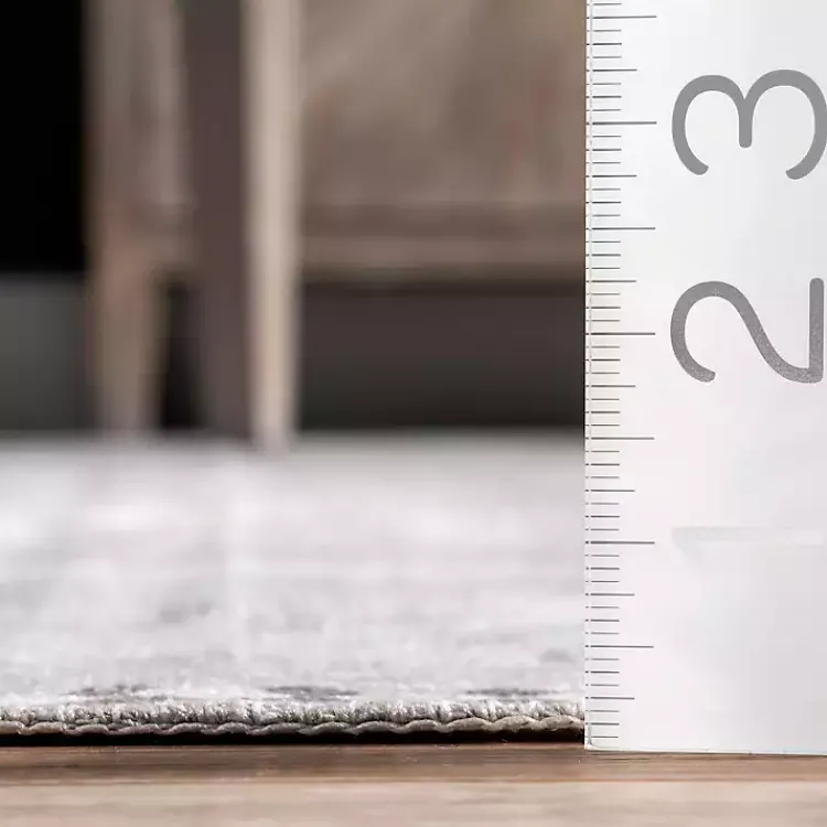 Kirklands Home Area Rugs|Lottie Vintage Washable Area Rug, 5x8 Gray