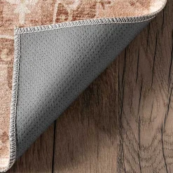 Kirklands Home Area Rugs|Lottie Peach Vintage Washable Area Rug, 8x10 Orange