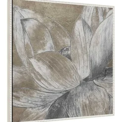 Kirklands Home Canvas Art|Lotus Blossom Framed Canvas Art Print