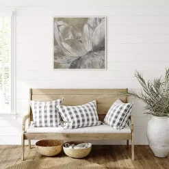 Kirklands Home Canvas Art|Lotus Blossom Framed Canvas Art Print