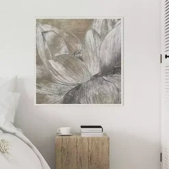 Kirklands Home Canvas Art|Lotus Blossom Framed Canvas Art Print