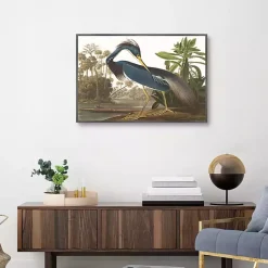 Kirklands Home Canvas Art|Louisiana Heron Framed Canvas Art Print