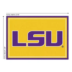 Kirklands Home Area Rugs|Louisiana State University Area Rug, 3x4
