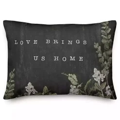 Clearance Love Brings Us Home Indoor/Outdoor Lumbar Pillow Pillows