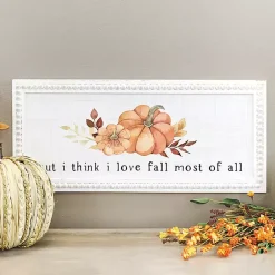 Discount Love Fall The Most Framed Wall Plaque Fall
