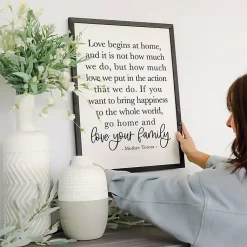 Kirklands Home Wall Quotes & Signs|Love Your Family Framed Wall Plaque