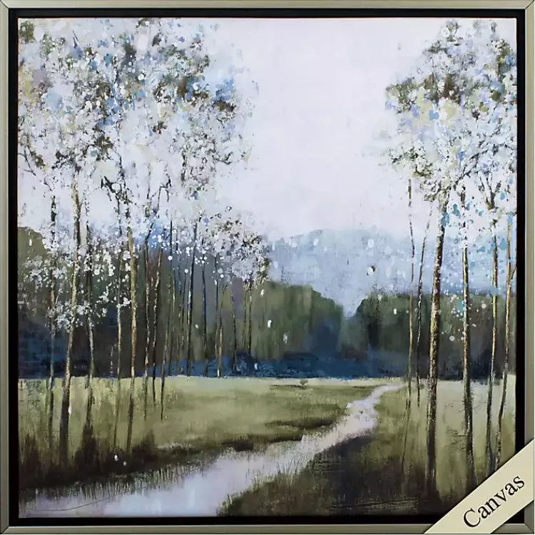 Kirklands Home Canvas Art|Lovely Landscape Framed Canvas Art Print Multi