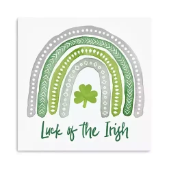 Online Luck of the Irish Rainbow Canvas Art Print St Patricks Day Decorations