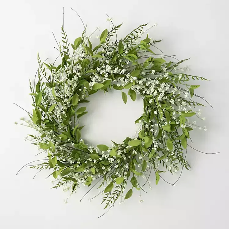 Clearance Lush Leaf and Berry Wreath Wreaths