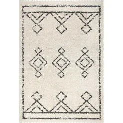 Kirklands Home Area Rugs|Macey Moroccan Diamond Area Rug, 5x8