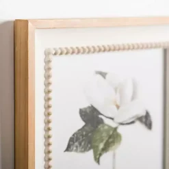 Kirklands Home Framed Art|Magnolia Beaded Framed Art Print