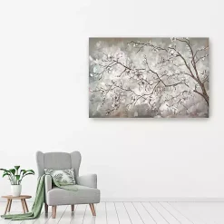 Kirklands Home Canvas Art|Magnolia Branches Landscape Canvas Art Print Tan