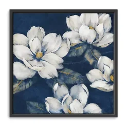 Kirklands Home Framed Art|Magnolias Indigo Framed Giclee Canvas Art Print