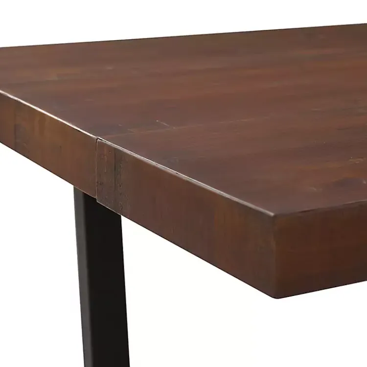 Kirklands Home Dining Tables|Mahogany Distressed Solid Wood Dining Table Brown