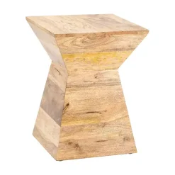 Kirklands Home Accent & End Tables|Mango Wood Nielsen Accent Table Tan