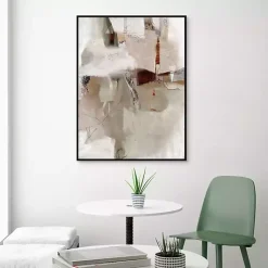 Kirklands Home Canvas Art|Manifestation Framed Canvas Art Print Gray