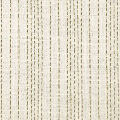 Kirklands Home Benches & Ottomans|Marigold Stripe Upholstered Square Storage Ottoman White